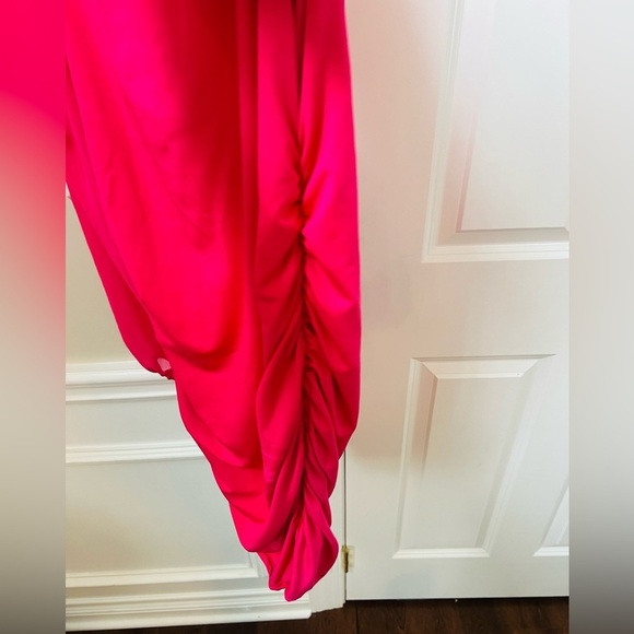 Super cute SHEIN pink tunic/dress with sheer arms size XL tall - Picture 3 of 4